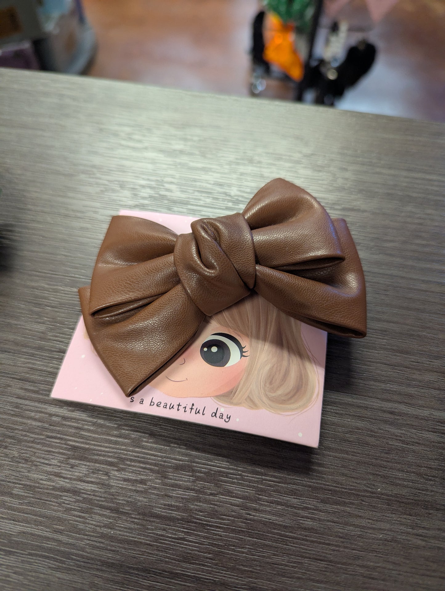 Leather Bow