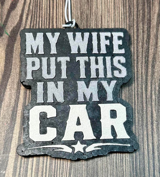Wife Put In Car - Mahogany Teakwood
