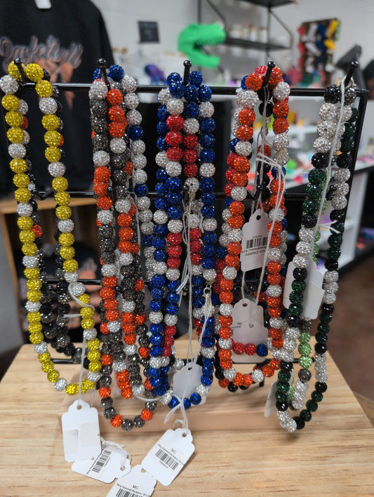Bling Baseball Necklace