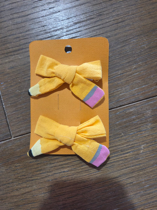 Pencil Piggy Bow