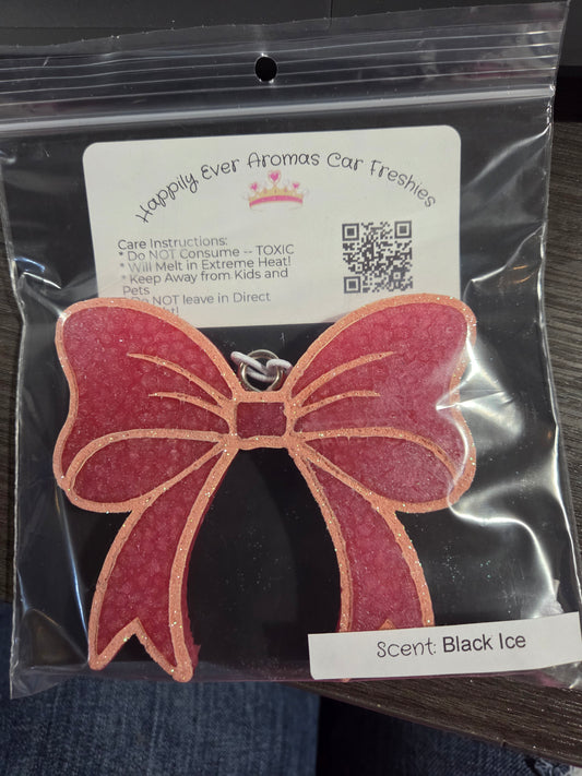 Pink Bow- Black Ice