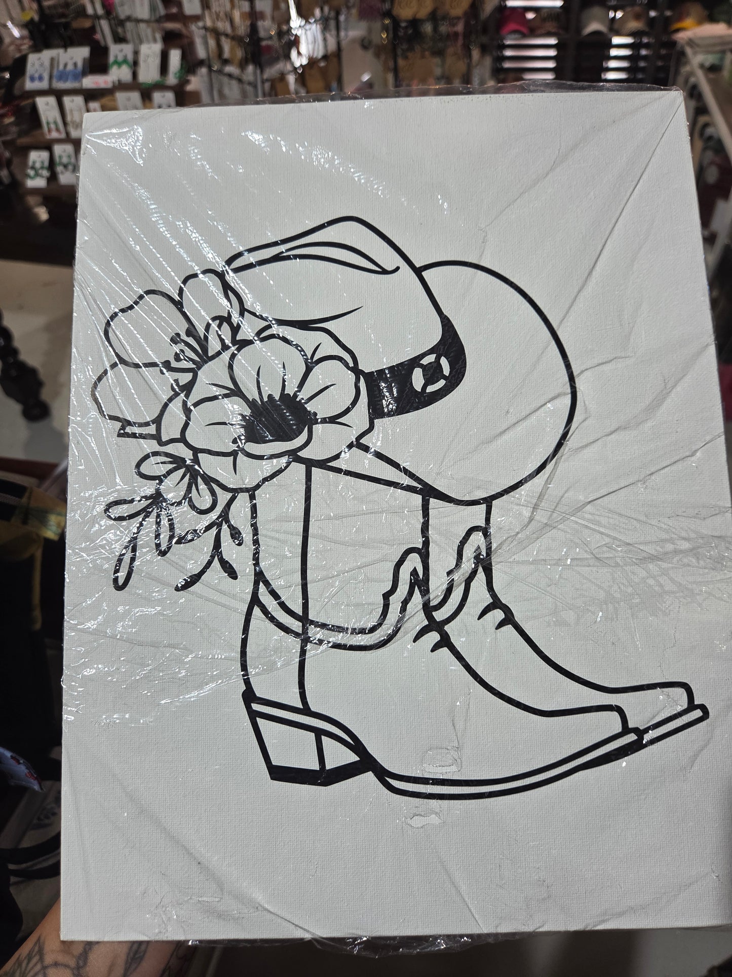 Cowgirl Boots 11X14