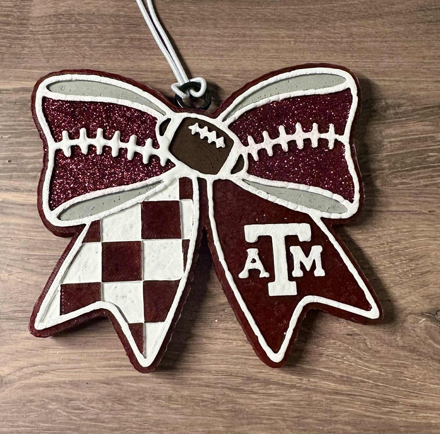 Aggie Bow - Mahogany Teakwood