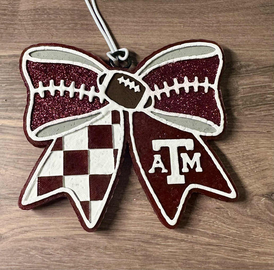 Aggie Bow - Mahogany Teakwood