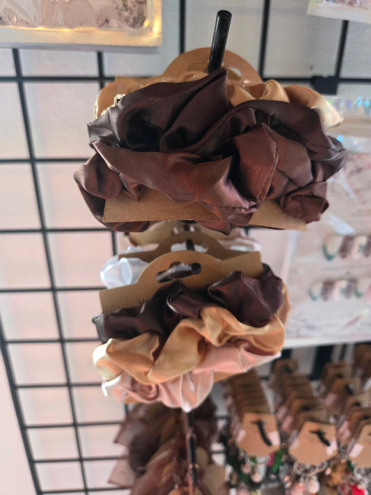 3pc Silk Scrunchies