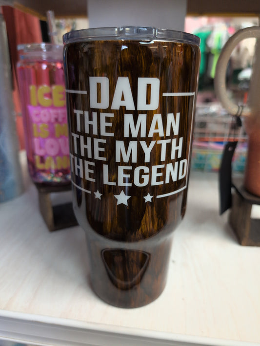 32 OZ TUMBLER WOODGRAIN DAD