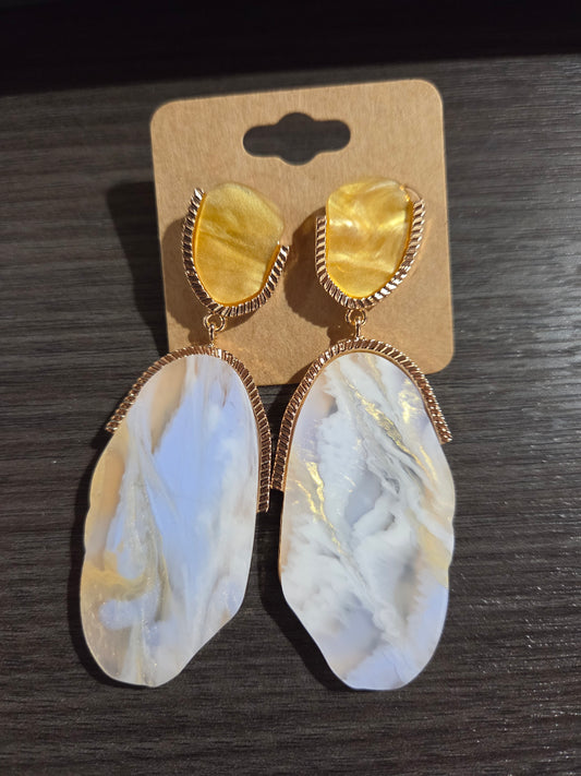 Marble Gemstone Dangle