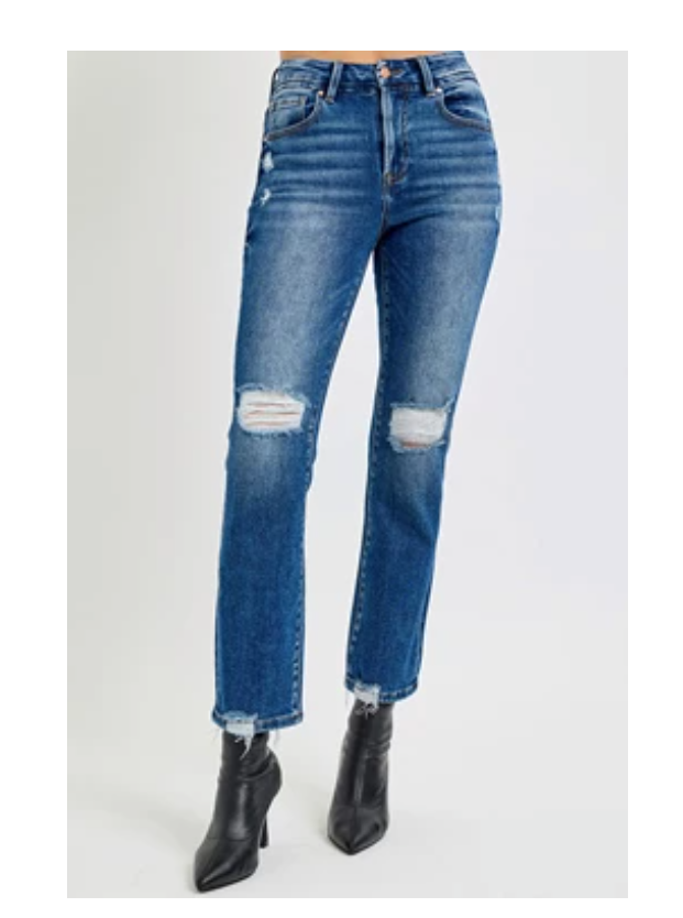 Risen HR Crop Straight Dark