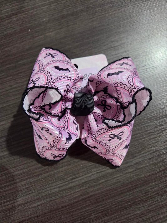 Purple Bats Bow