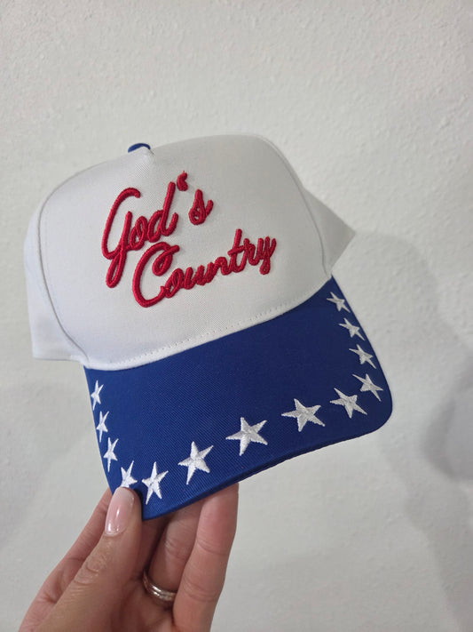 God's Country W/ Stars Hat