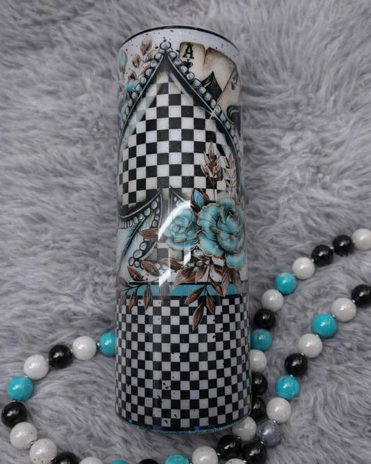 Teal Ace of Spades 20oz