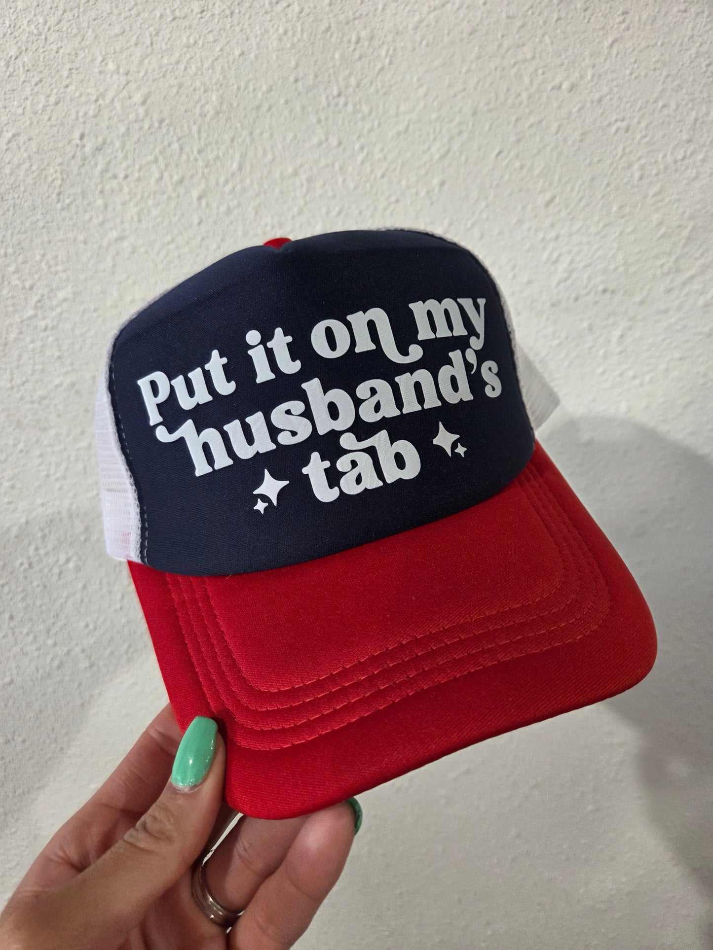 Put It On My Husbands Tab RWB