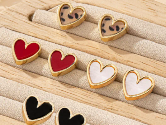 Heart Stud Mix