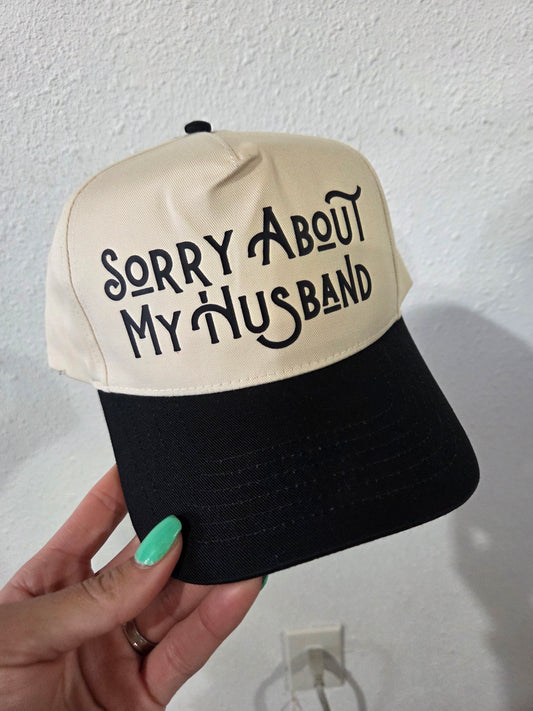 Sorry Abt My Husband Cream/Blk