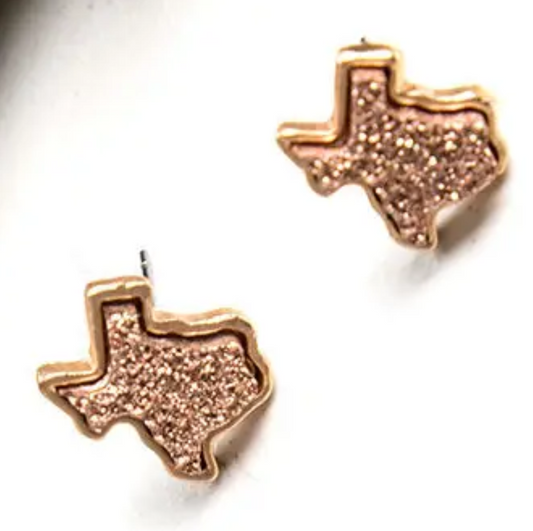Druzy Texas - Rose Gold