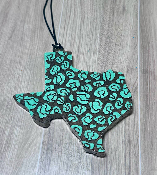 Turquoise Leopard Texas - Pink Apple Punch