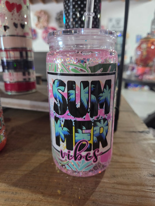 Snow Globe Acrylic Summer