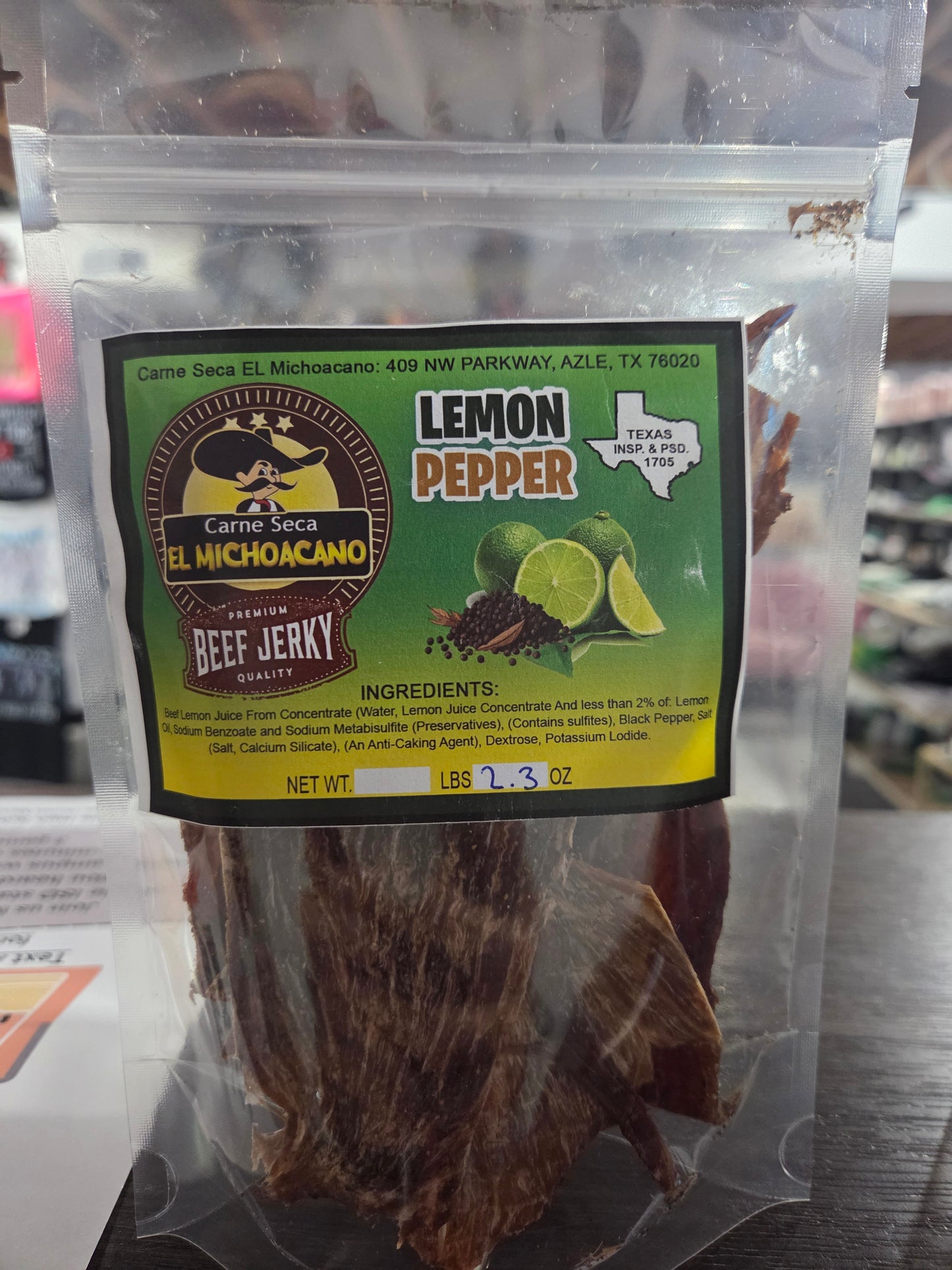 Lemon Pepper Jerky