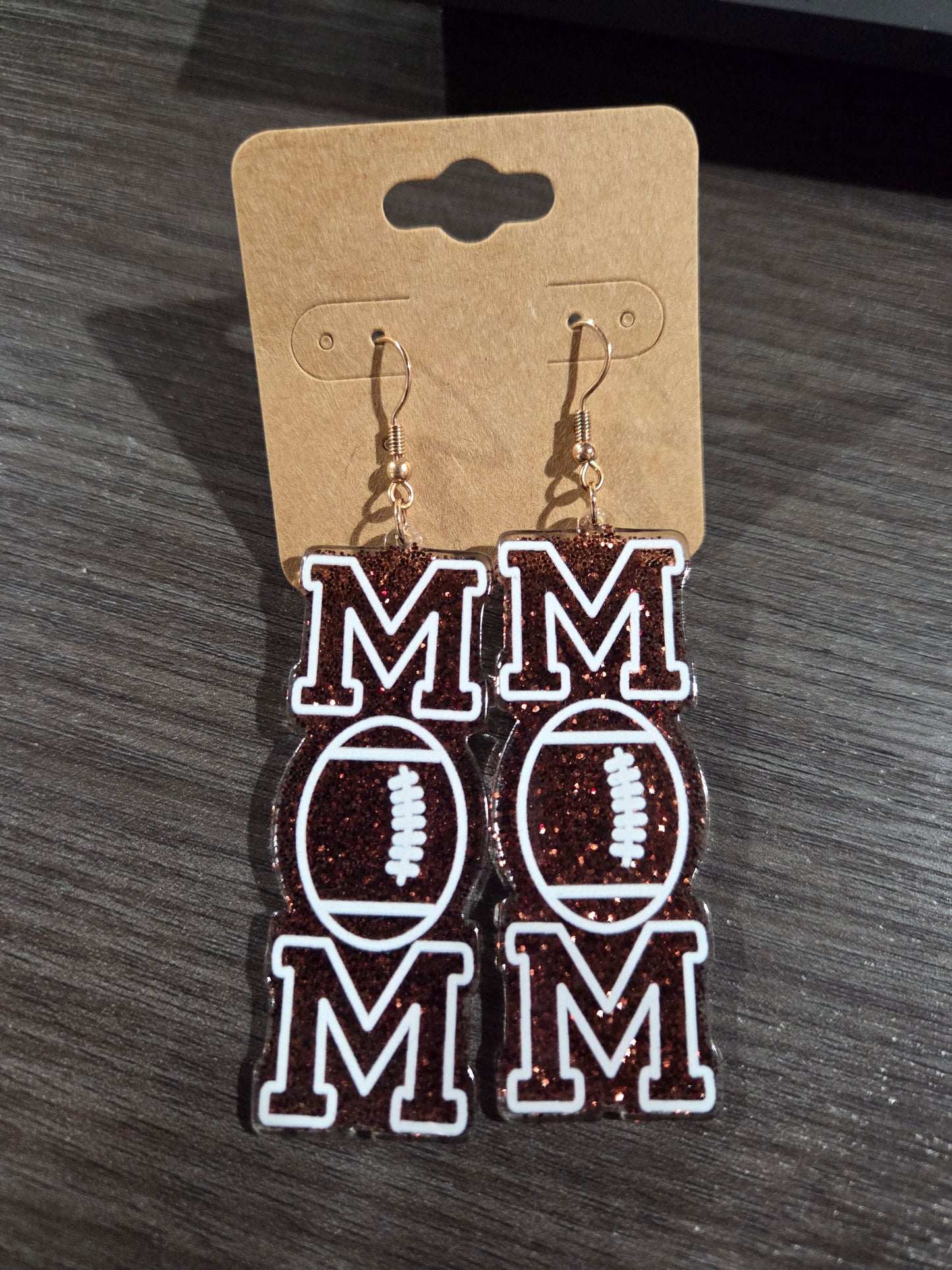 Football MOM Dangle