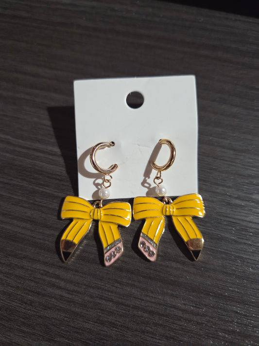 Pencil Bow Dangle