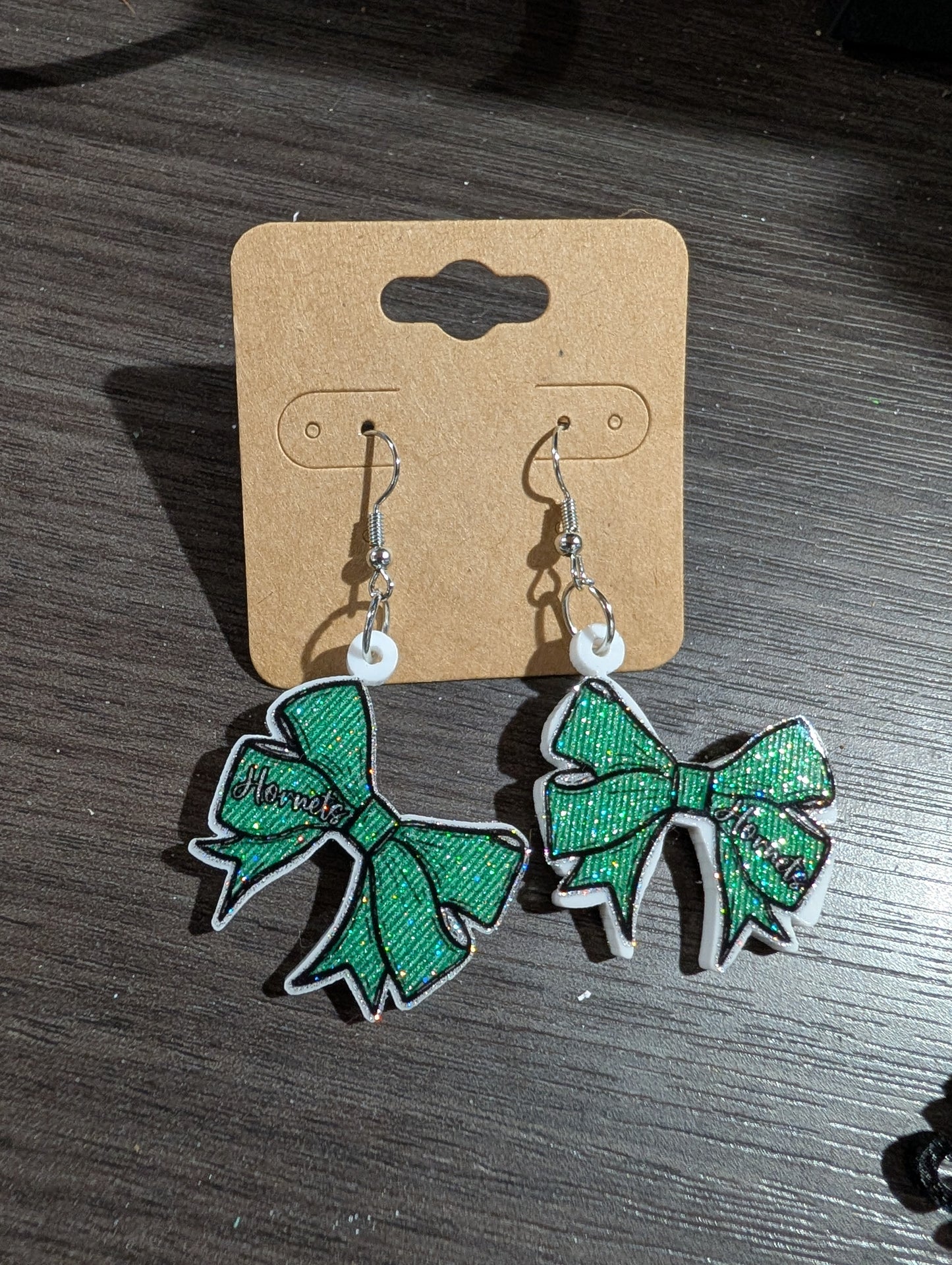 Hornets Bow Earrings