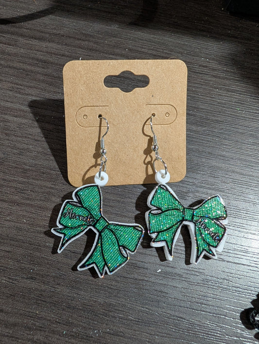 Hornets Bow Earrings