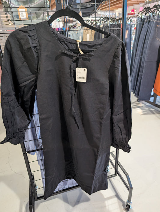 Free People - Black Midi Dress - Medium
