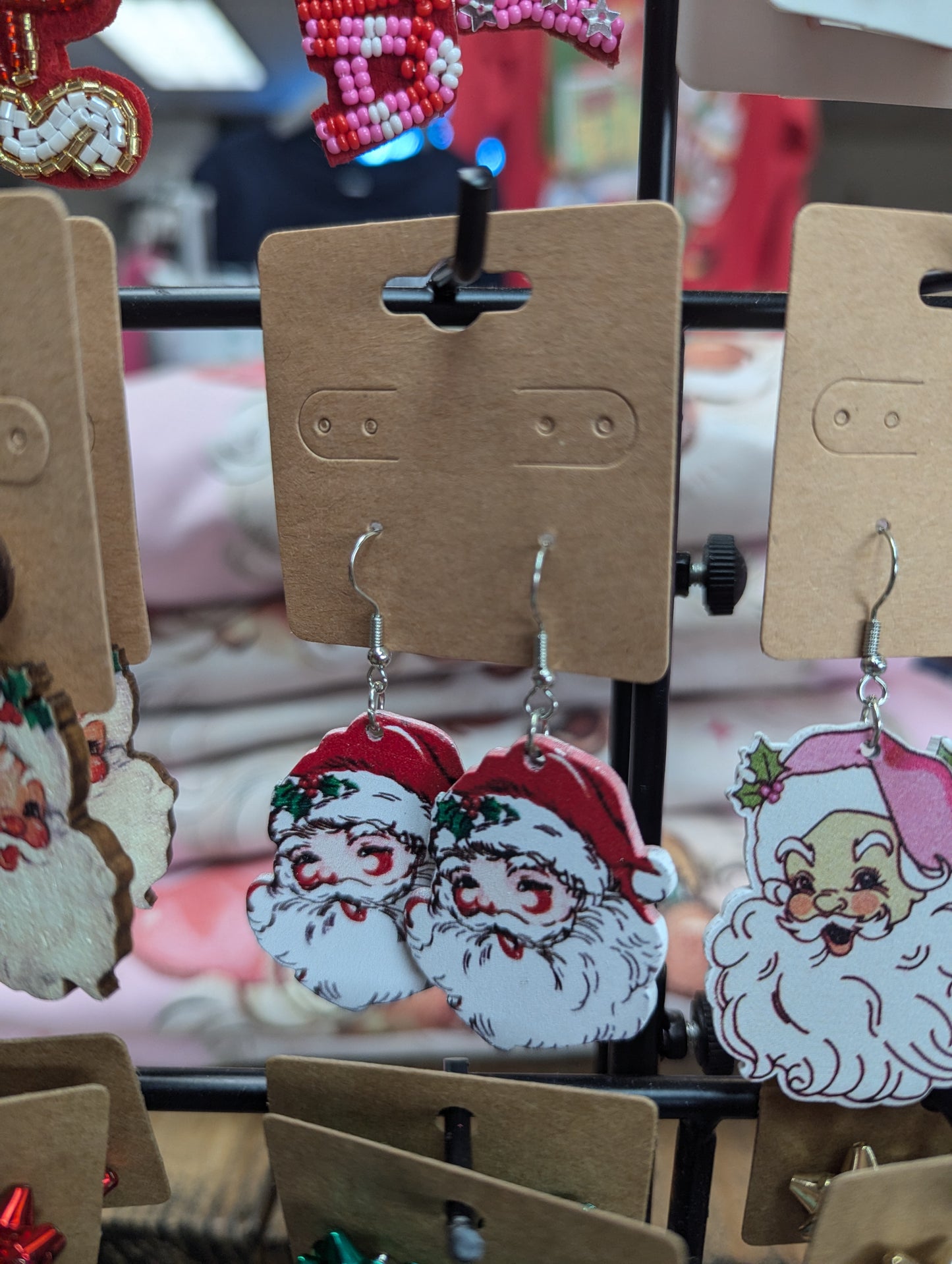 Santa Earrings