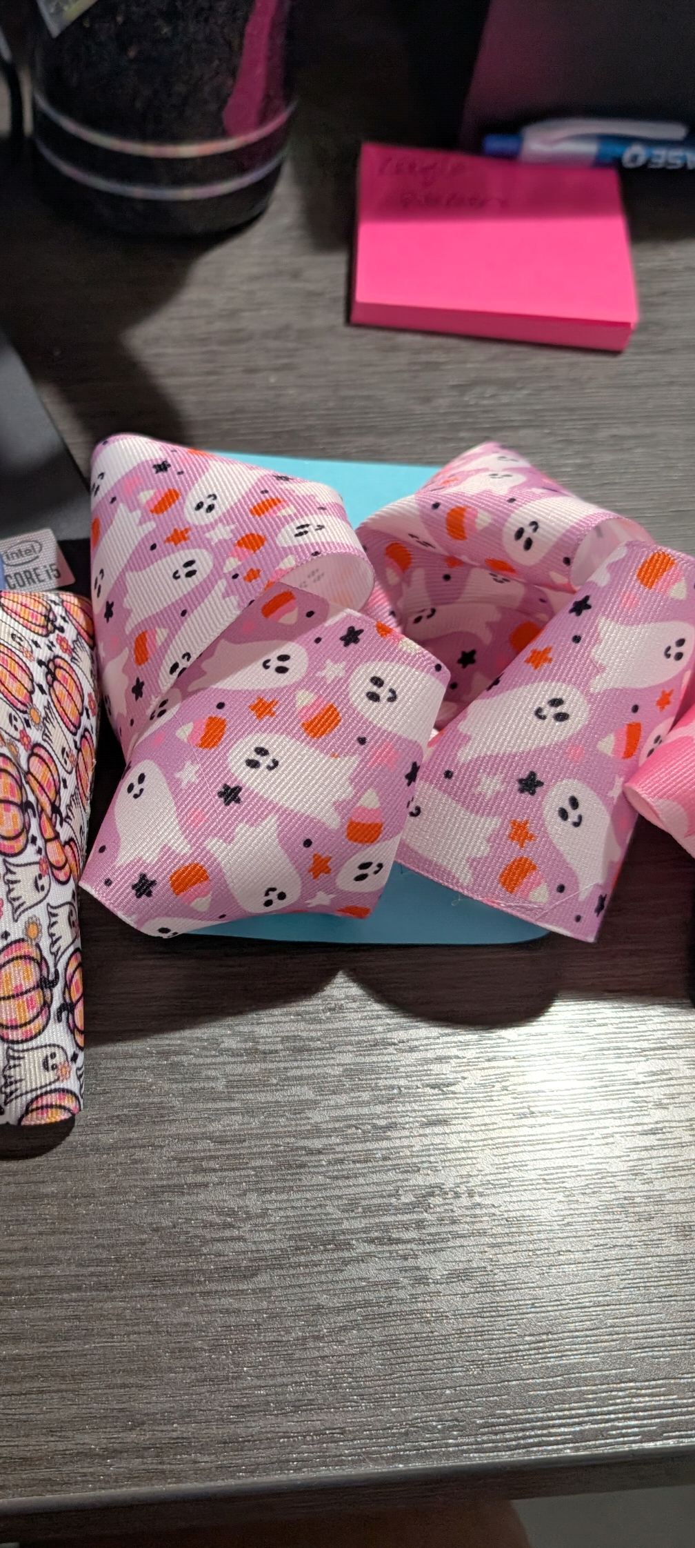 Ghost /Candy Corn Bow