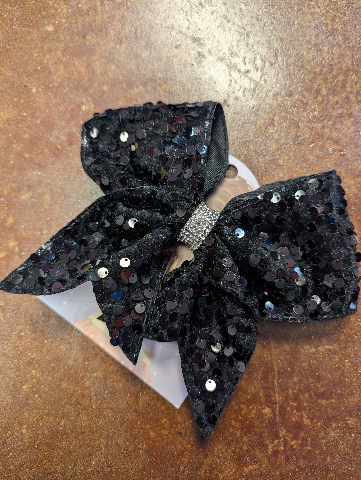 Sequin Pony Bow