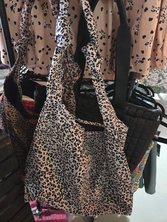 White Cheetah Purse