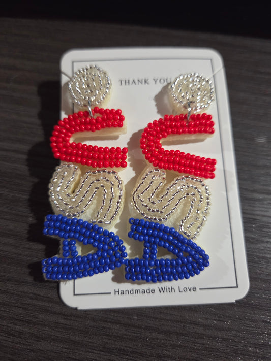 USA Bead Dangle