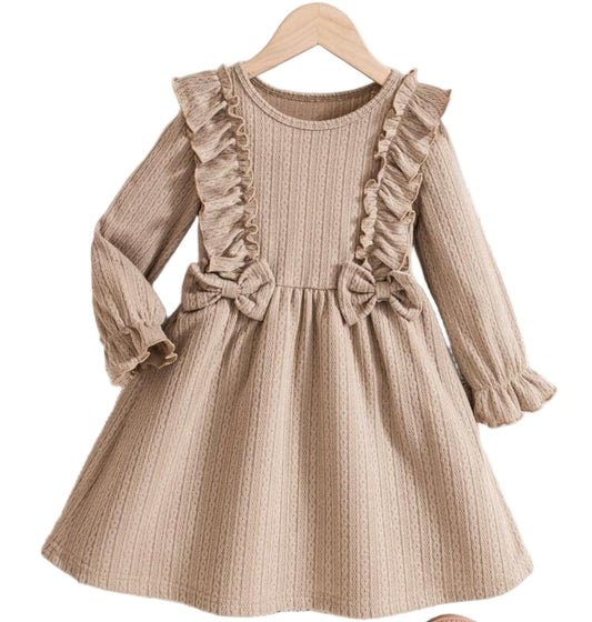 Girls Tan Dress