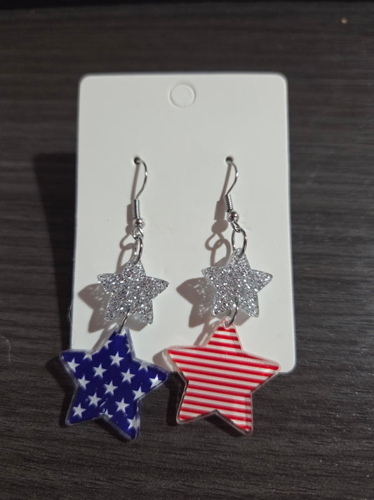 Stacked Star Dangle