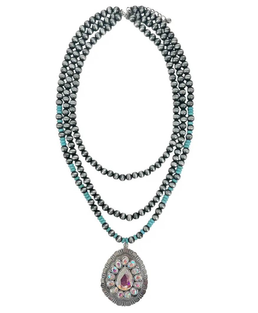 Navajo Turq Bling Necklace