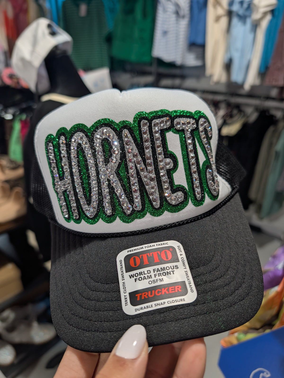 Custom Rhinestone Glitter Hat
