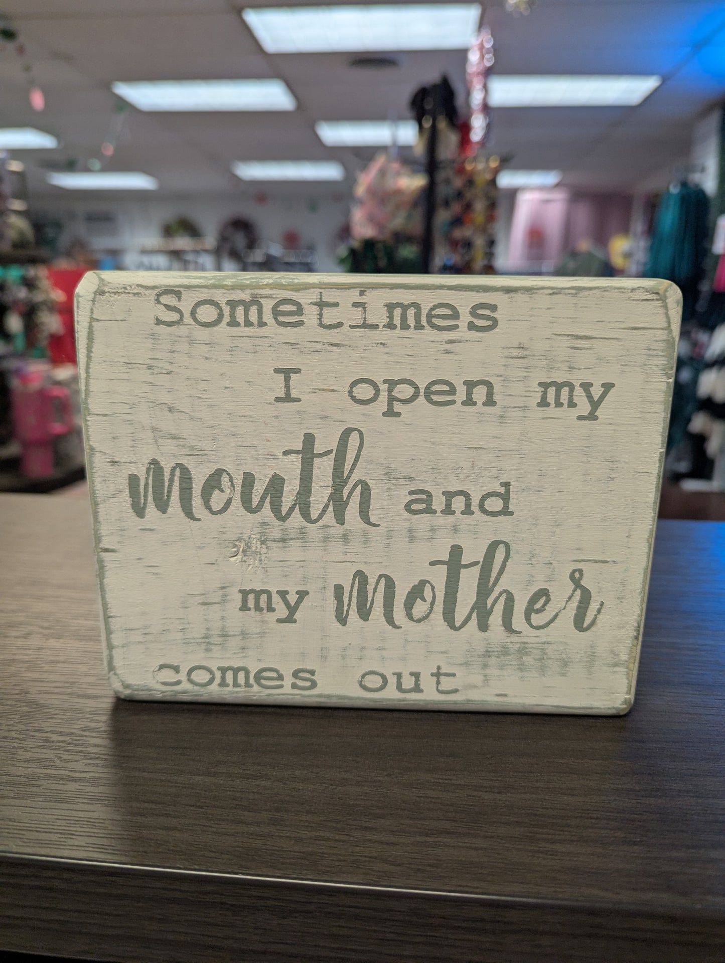 Open Mouth Mother Comes Out