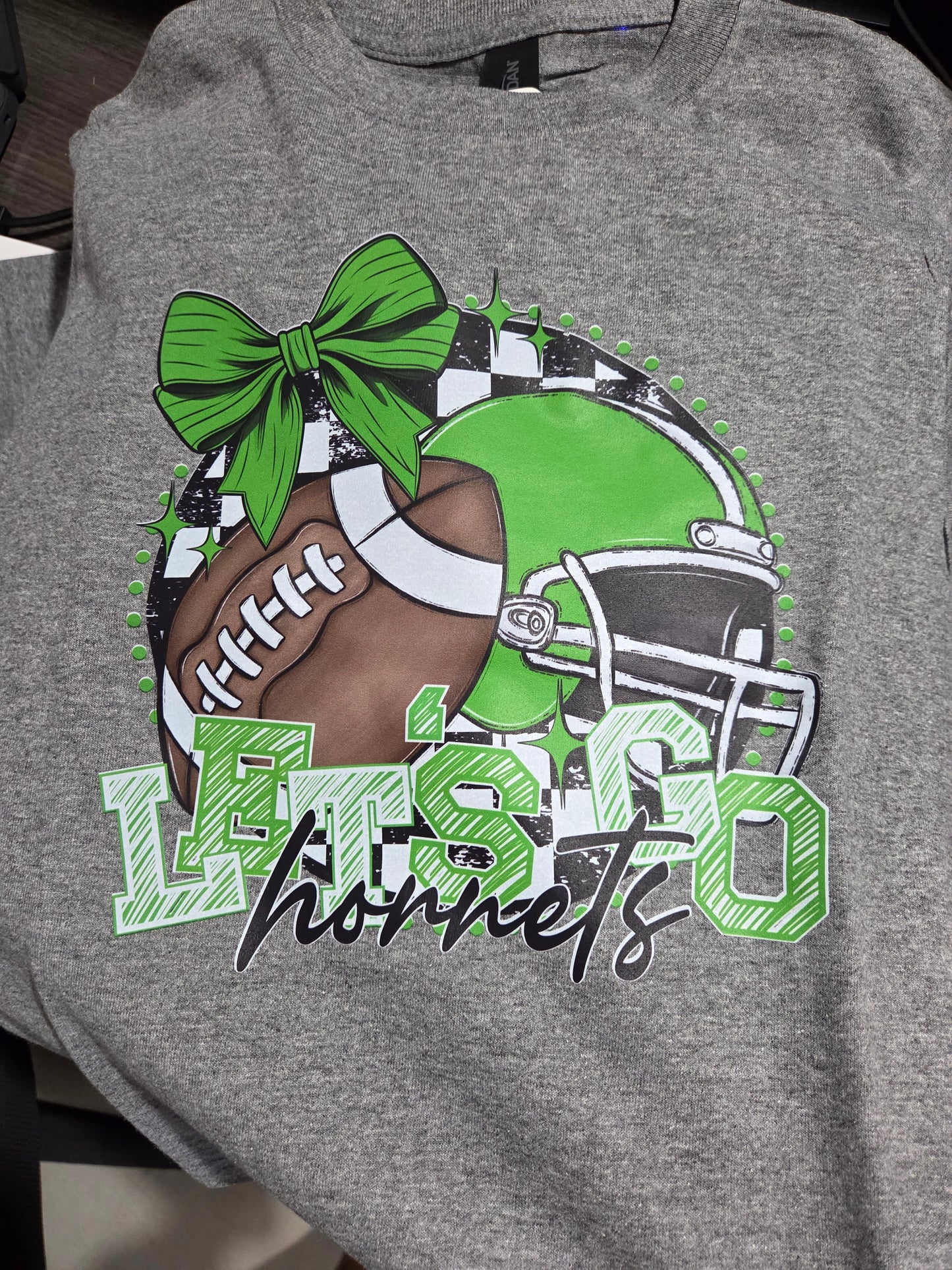 Azle Bow Football Tee
