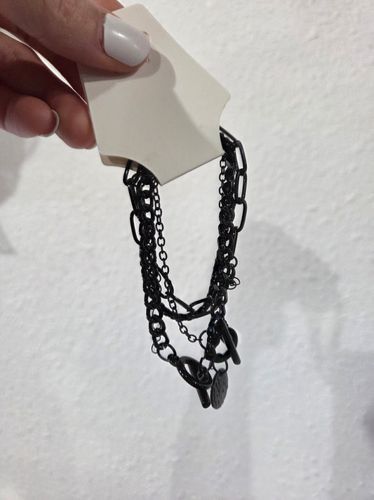 Black Multi Strand Bracelets