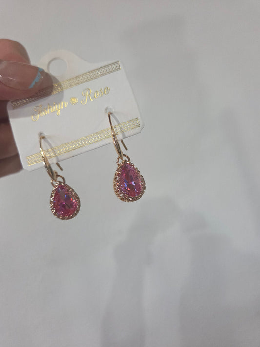 Pink Crystal Dangle