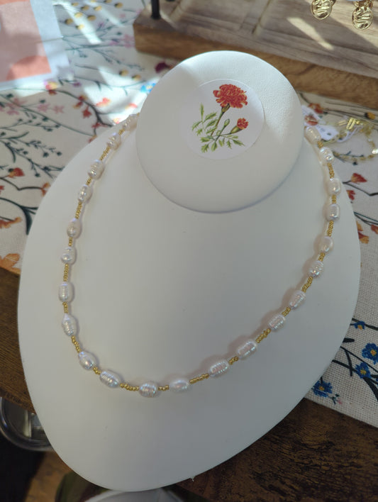 Pearl Beaded Necklace