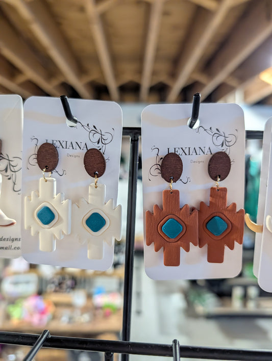 Aztec Earrings