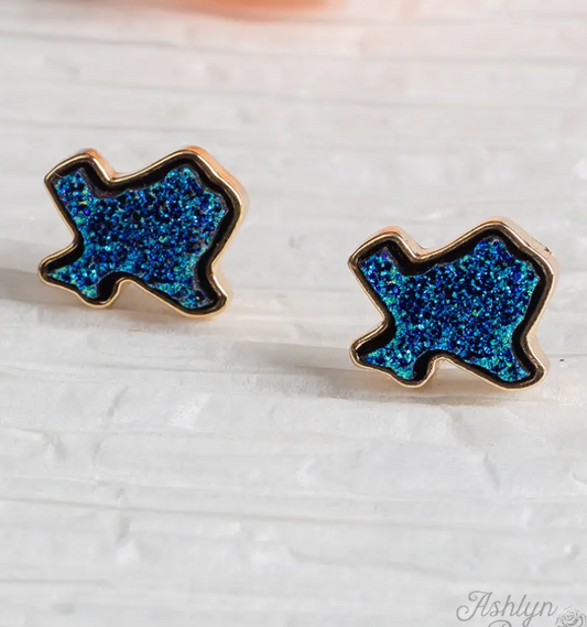 Druzy Texas - Blue