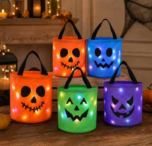 Trick Or Treat Bags - Light Up