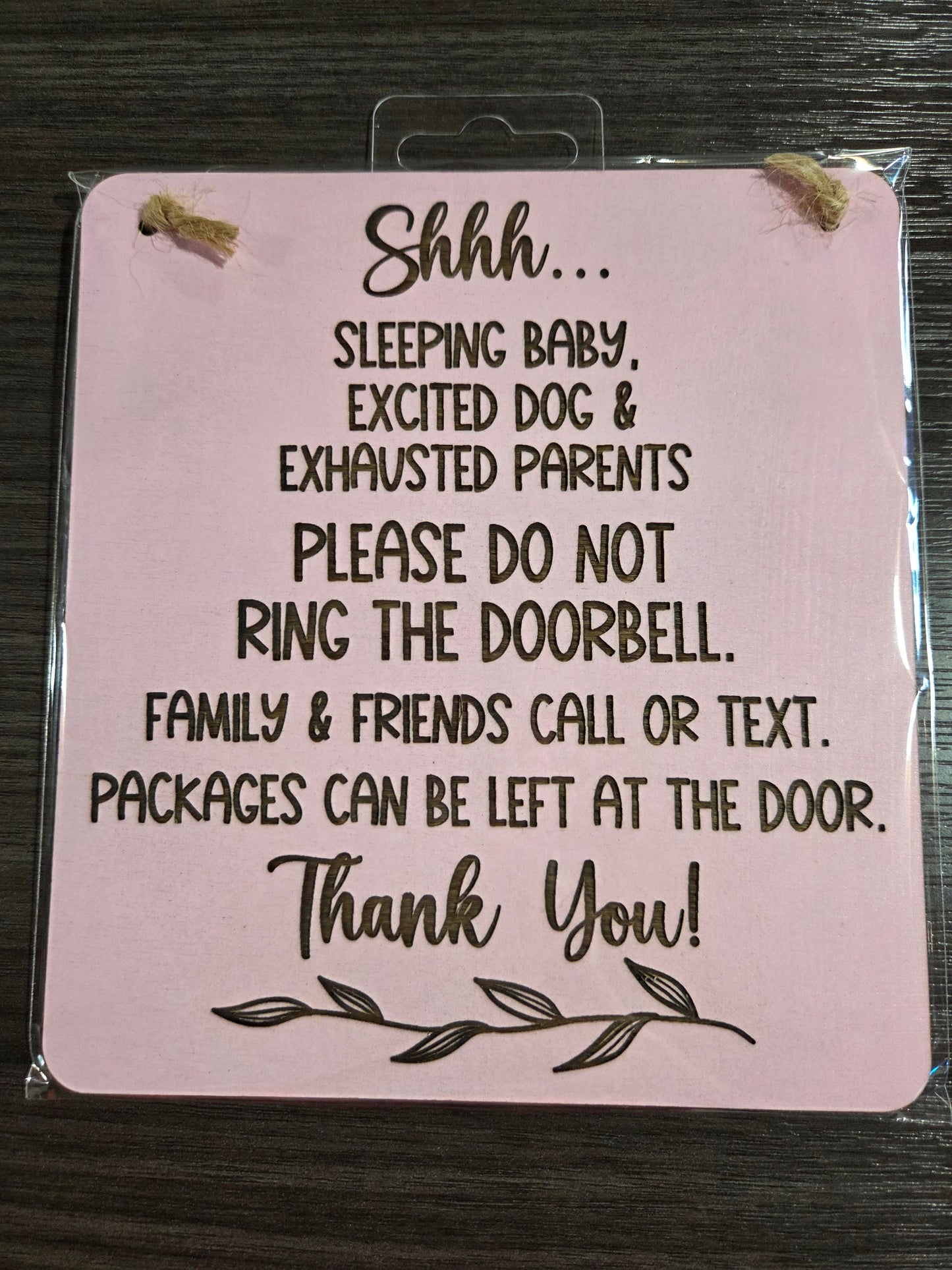 Please Do Not Ring Doorbell