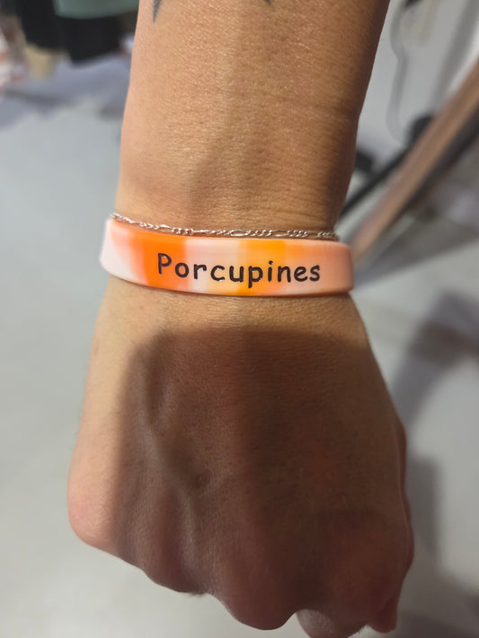 Porcupines Silicone Bracelet