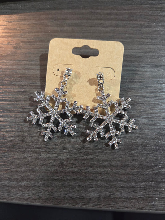 Rhinestone Snowflake Dangle