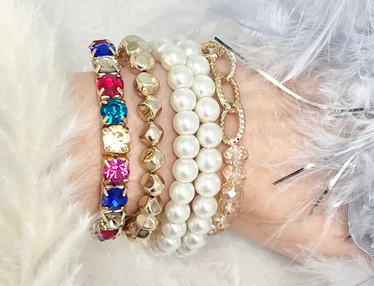 Pearl & Gemstone Set