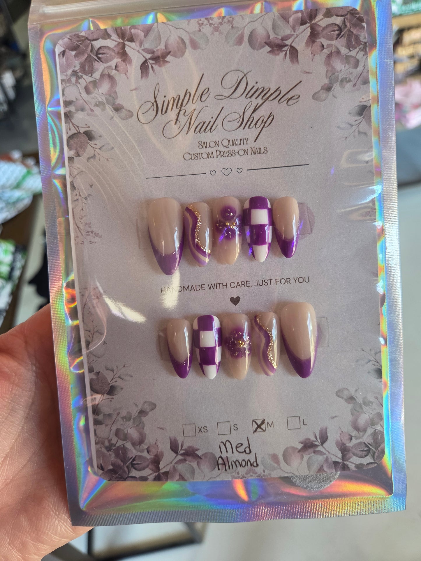 M Med Almond Purples