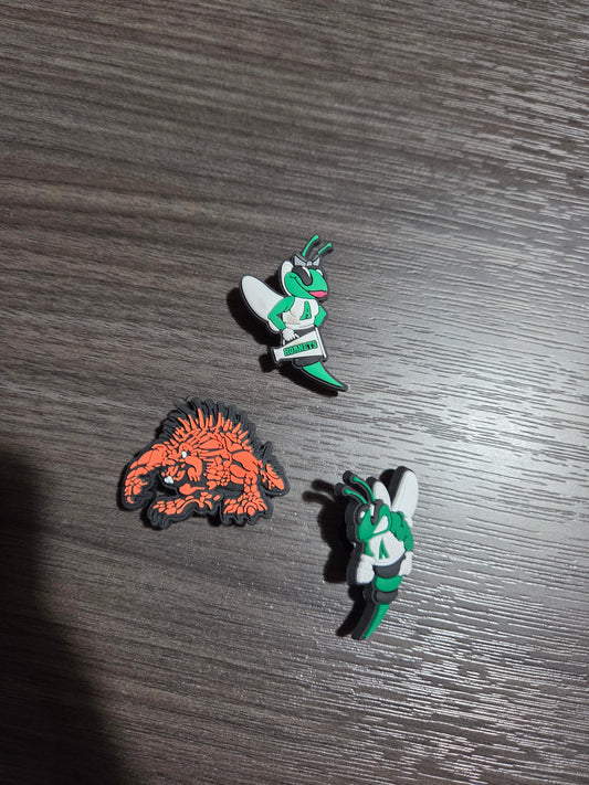 Mascot Croc Charms